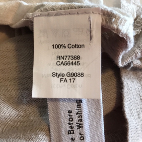 Madewell Two-tone Tan Long Sleeve T-Shirt - Sz M - Picture 5 of 8